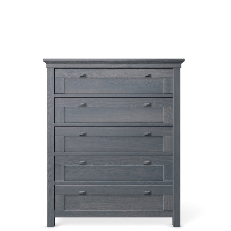 Tall Chest Solid Wood Baby Furniture Organic Finish