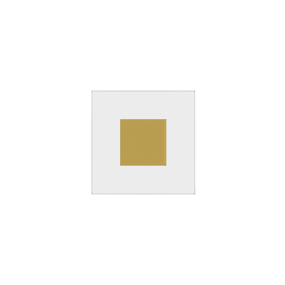 Lucite Square - Gold / Lucite