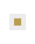 Lucite Square - Gold / Lucite