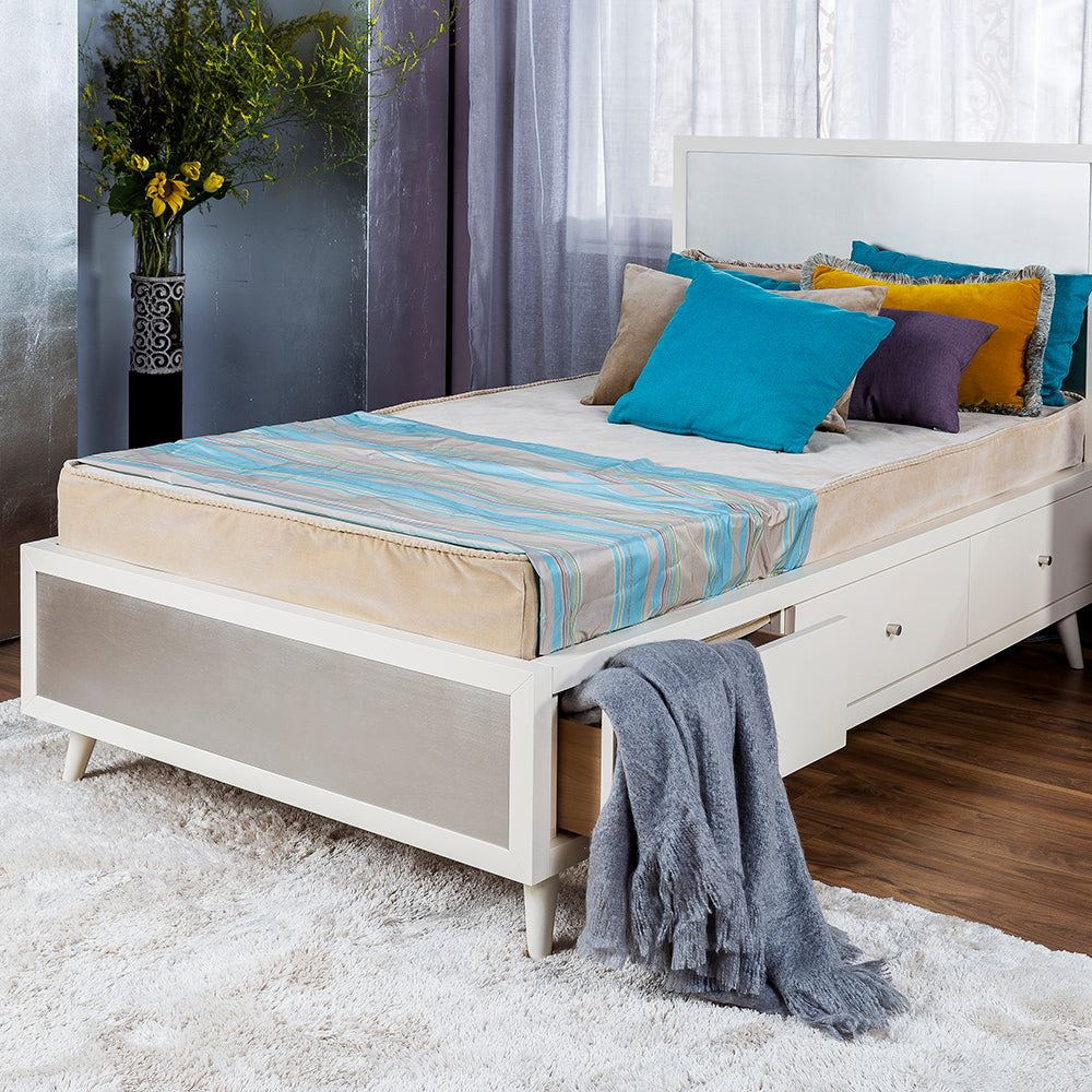 Modern Furniture Bed Beech Wood