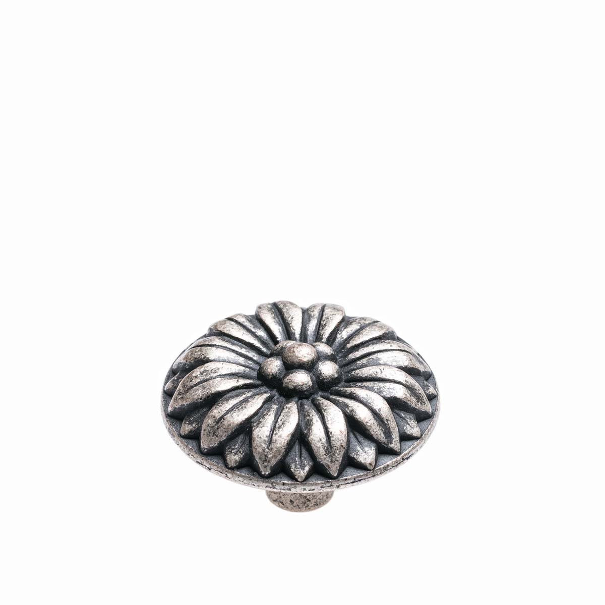 Round Flower - Pewter