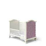 Tufted Crib with Toddler Rail