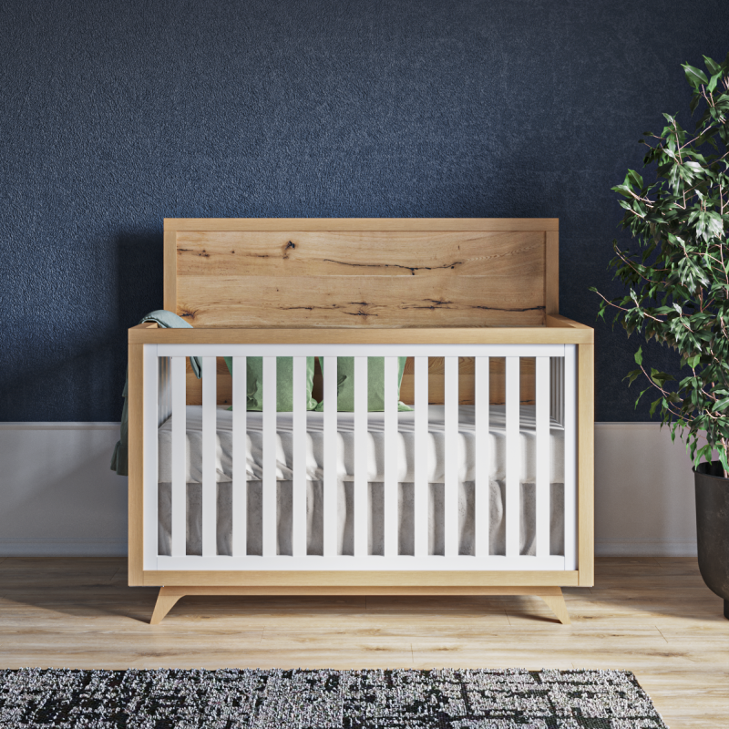 Uptown Nursery Set | Solid Wood Crib, Baby Safe | GREENGUARD Gold Solid Black / Bar Handle Uptown Nursery Set | Solid Wood Crib, Baby Safe | GREENGUARD Gold Solid Black / Bar Handle