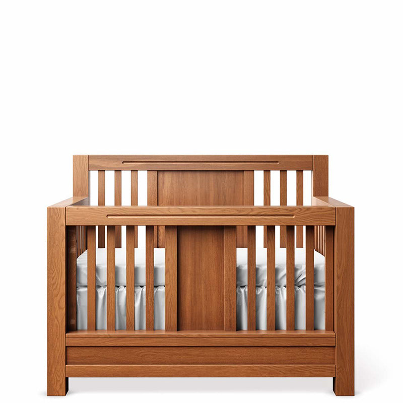 Solid Wood Convertible Crib Wood Color Luxury Baby Nursery