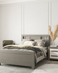 Luxury Bedroom Furniture Bed Washed Grey