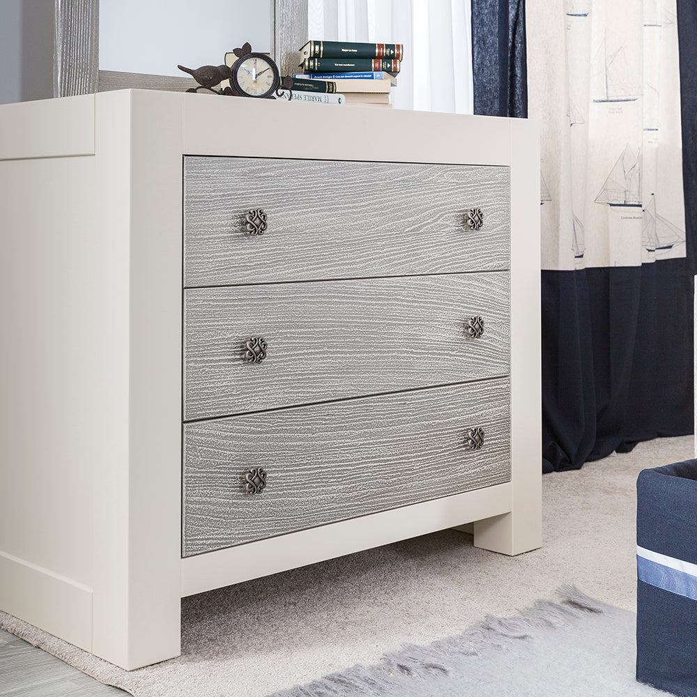 Luxury Bedroom Furniture Hardwood Single Dresser 