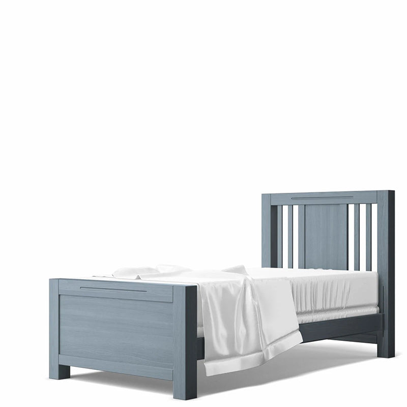 Solid Wood Twin Bed Modern Furniture