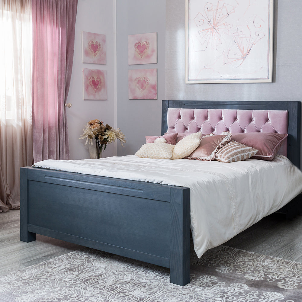 Modern Furniture Full Bed Tufted