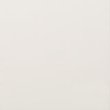 A plain white finish sample card for Bianco Satinato furniture stain or paint.